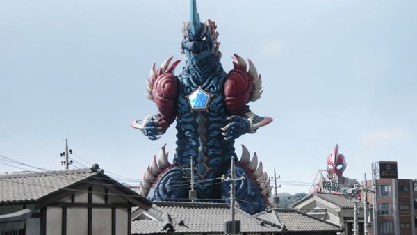 Ultraman Omega - A Close-Up of the Two
