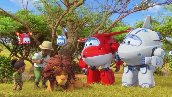 Super Wings - Toy Factory Trouble / Itchy Lion Rescue