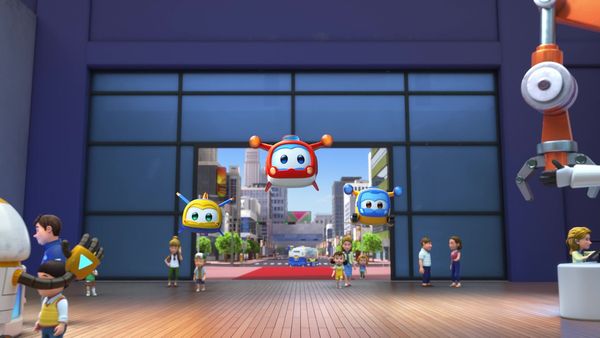 Super Wings - Cat Tower Catastrophe / Robot Dance Competition