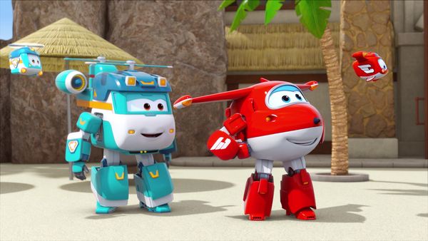 Super Wings - Spin to Win Tornado / Trash Monster Madness