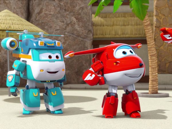 Super Wings - Spin to Win Tornado / Trash Monster Madness