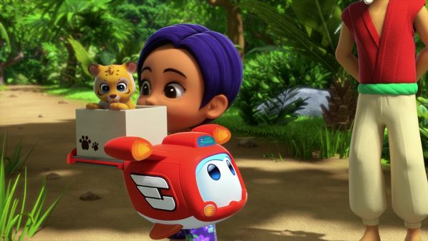 Super Wings - Baby Tiger Delivery / Geneva Car Show Chaos