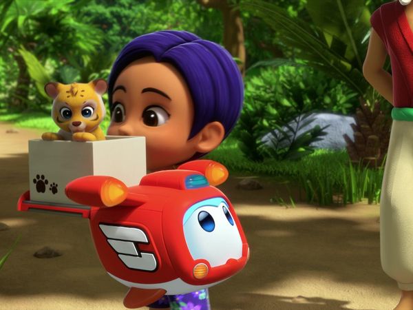 Super Wings - Baby Tiger Delivery / Geneva Car Show Chaos
