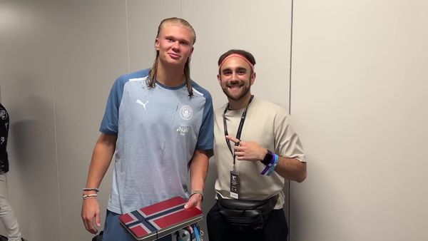 Futcrunch - I Surprised Haaland with Custom Shoes / I Bought an $11,647 Man City Seat