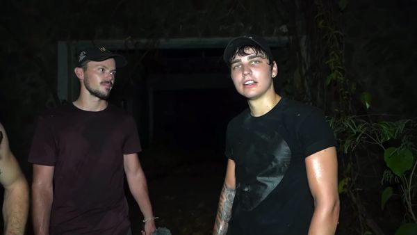 Sam and Colby - Locked in a Haunted Prison Cell