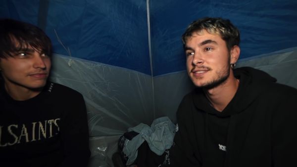Sam and Colby - Camping Overnight in Haunted Forest
