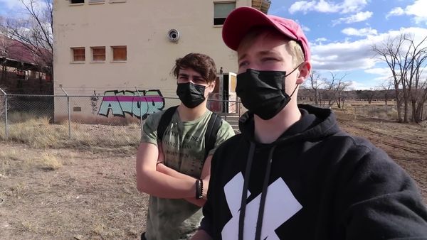Sam and Colby - Exploring a Haunted Military School