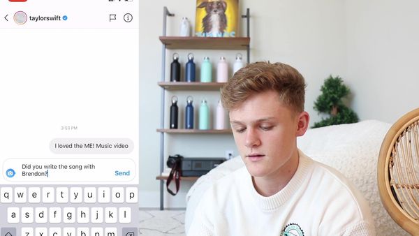 Ryan Trahan - Sending a DM to 100 Celebrities