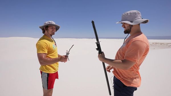 UnspeakablePlays - Minecraft, But I Survive in a Real Desert / Breaking Every Minecraft World Record