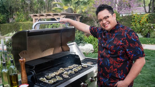 All Up In My Grill - New Orleans-Style Shrimp & Oysters