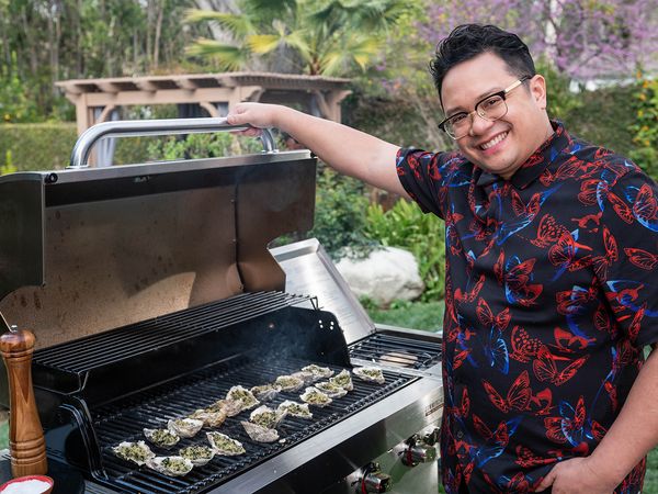 All Up In My Grill - New Orleans-Style Shrimp & Oysters
