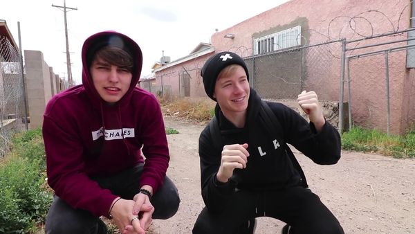 Sam and Colby - Sneaking Through an Abandoned Train Station