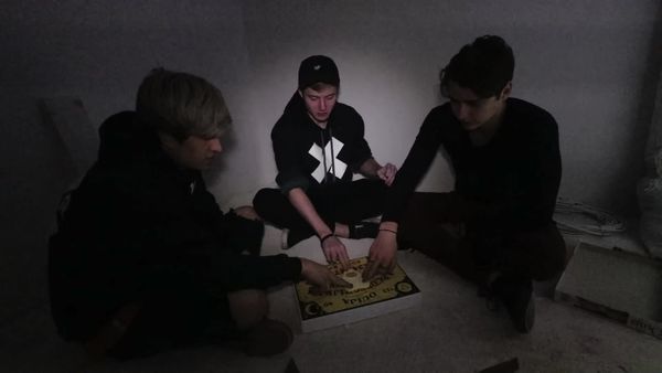 Sam and Colby - Using a Ouija Board and Satan's Cross