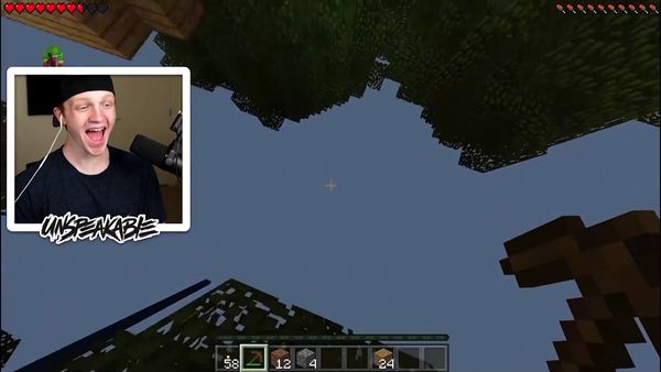 UnspeakablePlays - Surviving in an Upside-Down Minecraft!?