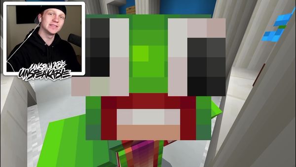 UnspeakablePlays - Crazy Try Not to Laugh Minecraft Challenge! / World's Easiest Minecraft World!