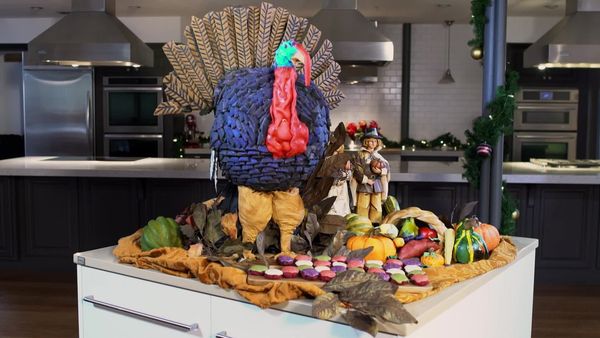 Holiday Cookie Builds - Tricked-Out Turkey