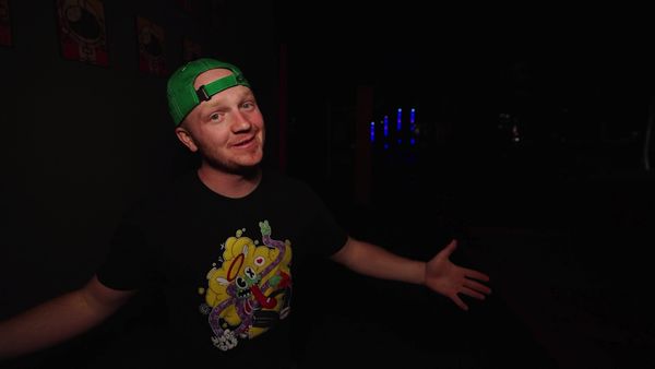 Unspeakable - Sneaking Into a Trampoline Park Overnight