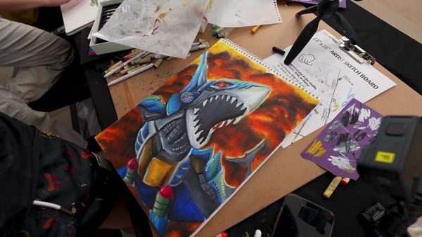 ZHC - Best Oil Pastel Art Wins $5,000!