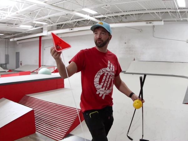 Andrew Schrock - Golf Trick Shot Battle / Ryden vs. Stairs