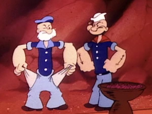 Popeye: The Continuing Adventures - The Spinach Bowl / Popeye at the Center of the Earth
