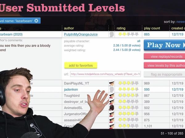 LazarBeam - The Weirdest Google Searches / I Love Happy Wheels