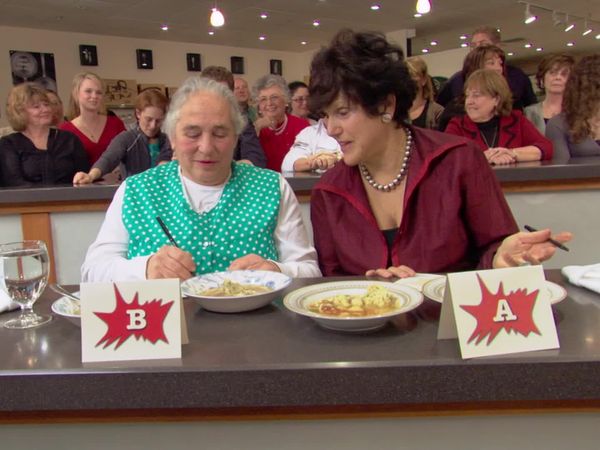 Throwdown with Bobby Flay - Chicken Matzo Ball Soup