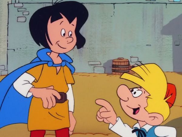 Les Schtroumpfs - Pirlouit rencontre Grossbouf / Le gnome grincheux