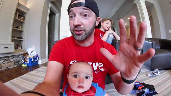 Andrew Schrock - Weakest Skateboard Ever / Baby Picks My Skateboard