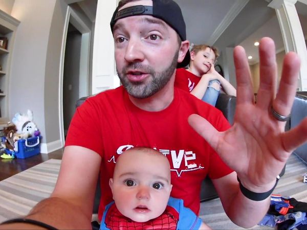 Andrew Schrock - Weakest Skateboard Ever / Baby Picks My Skateboard