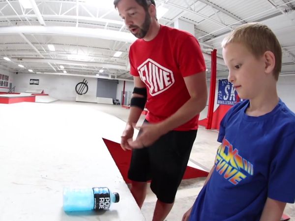 Andrew Schrock - Father vs. Son Bottle Flip