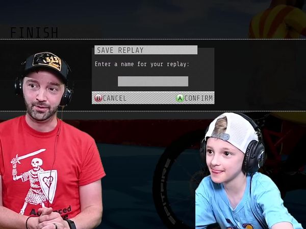 Andrew Schrock - Biggest Ramp Ever / Father and Son Biking Videogame