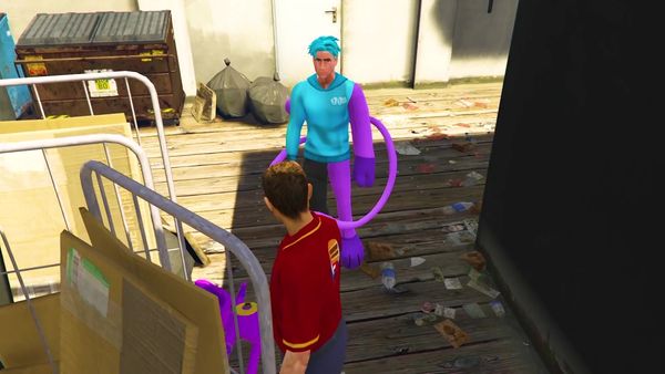 Bloo - Human to CatNap in GTA 5!