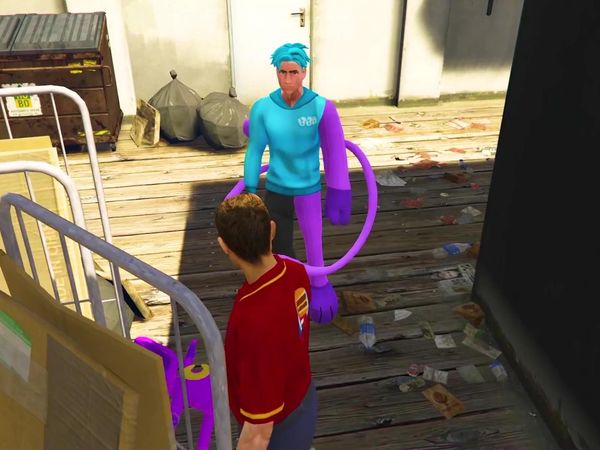 Bloo - Human to CatNap in GTA 5!