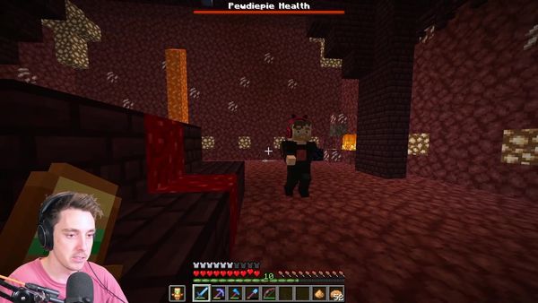 LazarBeam - Lazar vs. PewDiePie in Minecraft / I Played Minecraft Baby Mode