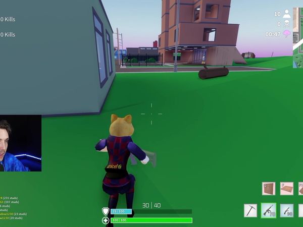 LazarBeam - I Played Roblox Fortnite / Horror Mode