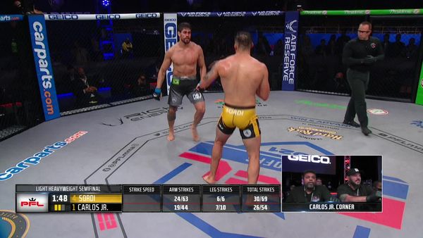 PFL Season - 2021 PFL Playoffs: Peso semipesado y peso pluma, Parte 1