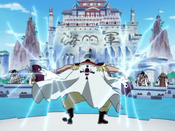 One Piece - Marineford - THE FORCE THAT COULD DESTROY THE WORLD! THE POWER OF THE TREMOR-TREMOR FRUIT!