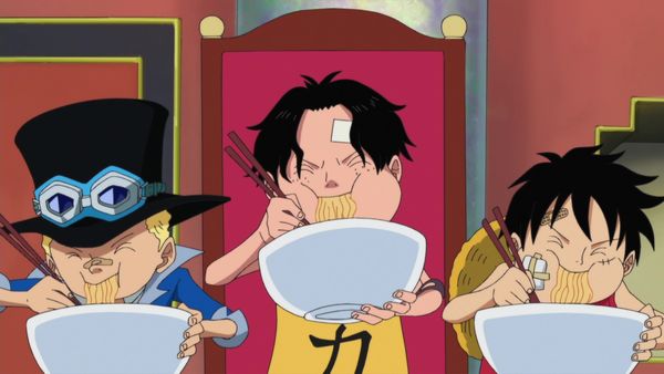 One Piece - Marineford - TO THE SEA SOMEDAY! THE PLEDGE OF THE THREE BRATS!