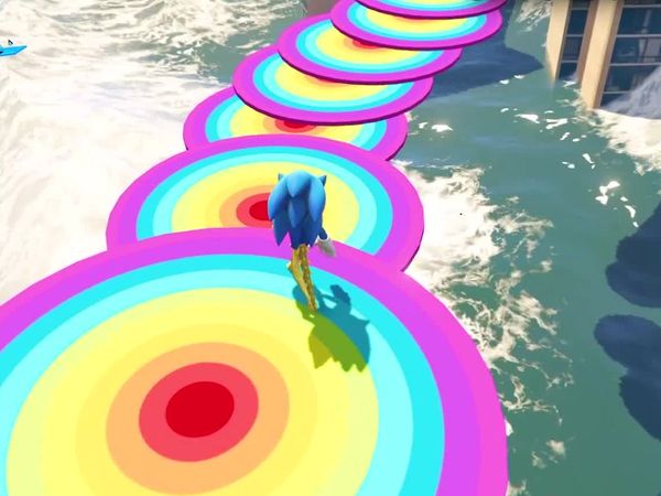 Bloo - From Sonic to Crocodile Sonic in GTA 5!