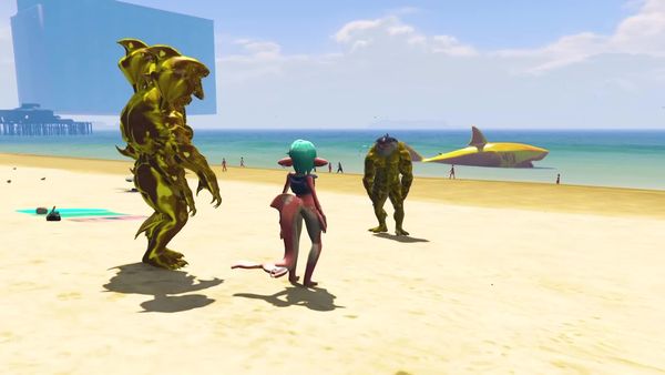 Bloo - Upgrading Megalodon to Gold Megalodon in GTA 5!