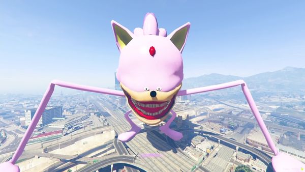 Bloo - Shortest to Tallest Shin Sonic in GTA 5!