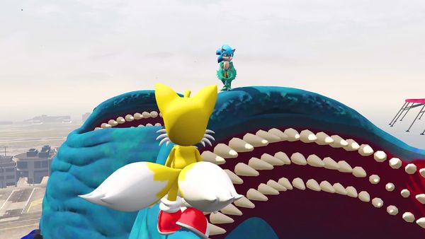 Bloo - Upgrading Sonic to Bloop Sonic in GTA 5!