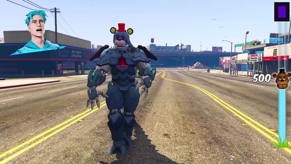 Bloo - Freddy Upgrades with Every Jump in GTA 5!