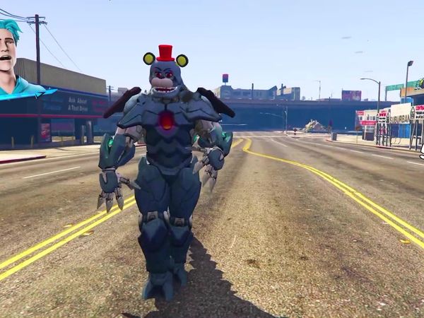 Bloo - Freddy Upgrades with Every Jump in GTA 5!