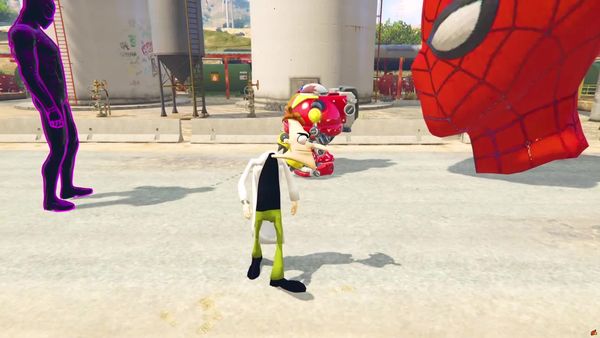 Bloo - Smallest to Biggest Spider-Man in GTA 5!