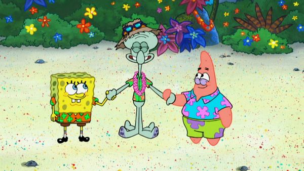 Bob Esponja Calça Quadrada - Enterrado na hora certa / Os sonhos encantados de Tiki