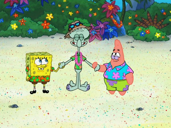 Bob Esponja Calça Quadrada - Enterrado na hora certa / Os sonhos encantados de Tiki