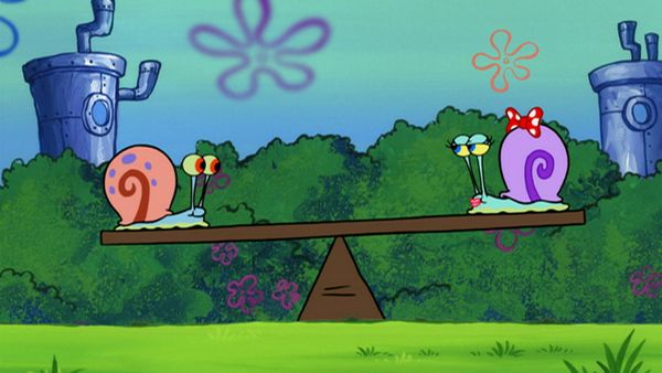 Bob Esponja Calça Quadrada - Refeição grosseira / O Gary apaixonado