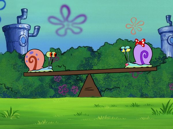 Bob Esponja Calça Quadrada - Refeição grosseira / O Gary apaixonado
