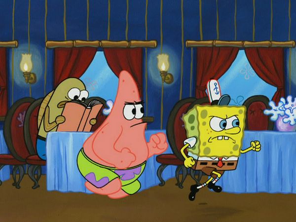 Bob Esponja Calça Quadrada - O grande assalto ao trem